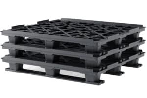 EXP 533 Plastic Pallet Stacked